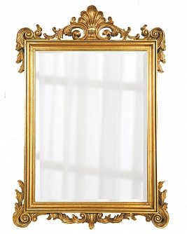 Зеркало в фигурной раме Марсель, золото, 81см х 117см