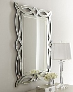 Зеркало венецианское в фигурной раме, арт. Джолли, размер 110см х 80см
