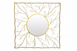 Зеркало декоративное в металлической раме арт. 19-ОА-6139