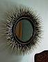  Круглое настенное зеркало Ларс, чёрный