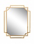 KFE1150/2 Зеркало в металлич. раме цвет золото 79*108 см
