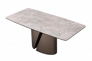 57EL-94100 Стол обеденный серый керамика 240*100*75см