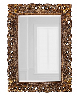 Зеркало интерьерное в резной раме Гэрри золото, 86см х 116см