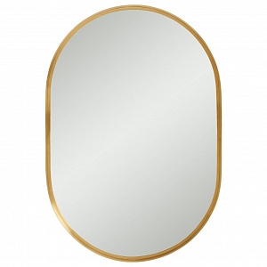 Зеркало в металлической раме Аманда золото