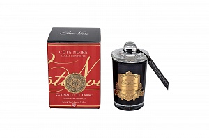 96CN7524 Свеча ароматическая Cognac/Tobacco в стакане в упаковке 75 гр.