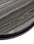 69-21534 Стол журнальный мрамор/метал. цвет черный d31,5*h66см