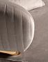 102AN-KRES-1301-SER Кресло Glarus, велюр серый 90*88*86см