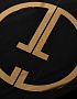 GD-ET002 Стол журнальный D'Oro Garda Decor черный мрам. d50*50см