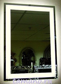 Зеркало с внутренней подсветкой, индивидуального размера на заказ, арт. ZS200 Корона