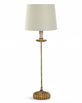 Настольная лампа “Грант” с белым абажуром