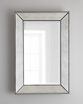 Зеркало в раме "Мэдиcон" Pale Silver