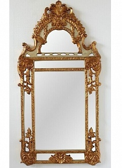 Зеркало в раме барокко Пэлас золото, 75см х 145см