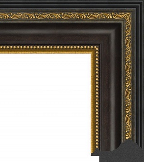 Зеркало в багете, индивидуального размера на заказ, арт.  717013