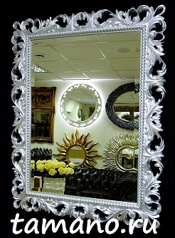 Зеркало интерьерное, Джениель серебро, 70см х 90см