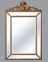 Зеркало интерьерное, арт. А030 Амбрен, состаренное золото, 90см х 144см