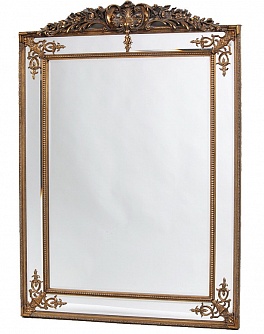 Зеркало напольное в раме, арт. Н143 Дилан, золото, 136см х 200см