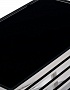 13RX-50330 Стол журнальный черн.стекло/серебро 55*55*55 см