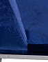 GY-DC8365-B Стул велюр синий/хром 54*56*89см