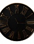 79MAL-5814-51BK Часы настенные цвет черный/золото d51см